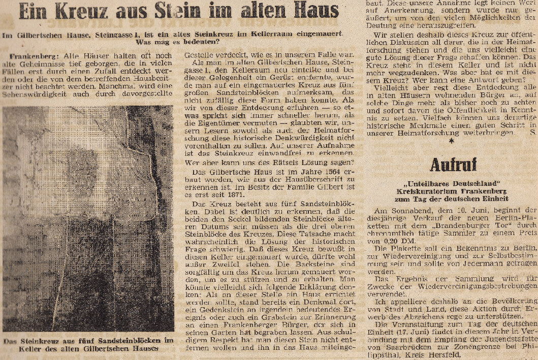kopie frankenber zeitung 8. 6. 1961
